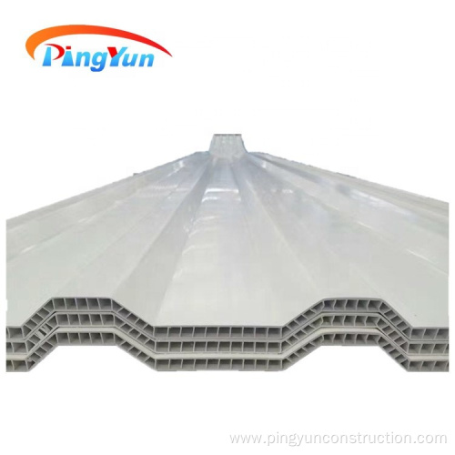 anti corrosive Hollow thermo roof sheet for warehouse